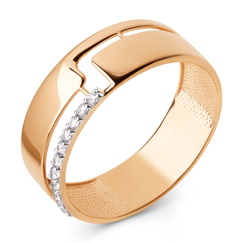 Кольцо, золото, фианит, 026671-1102